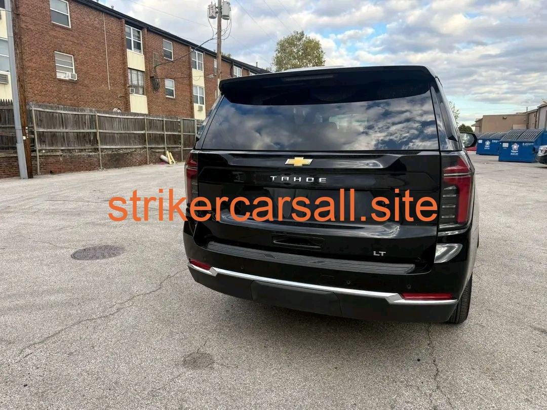 2025 Chevy Tahoe LT Suv , black leather luxury interior. - Image 3