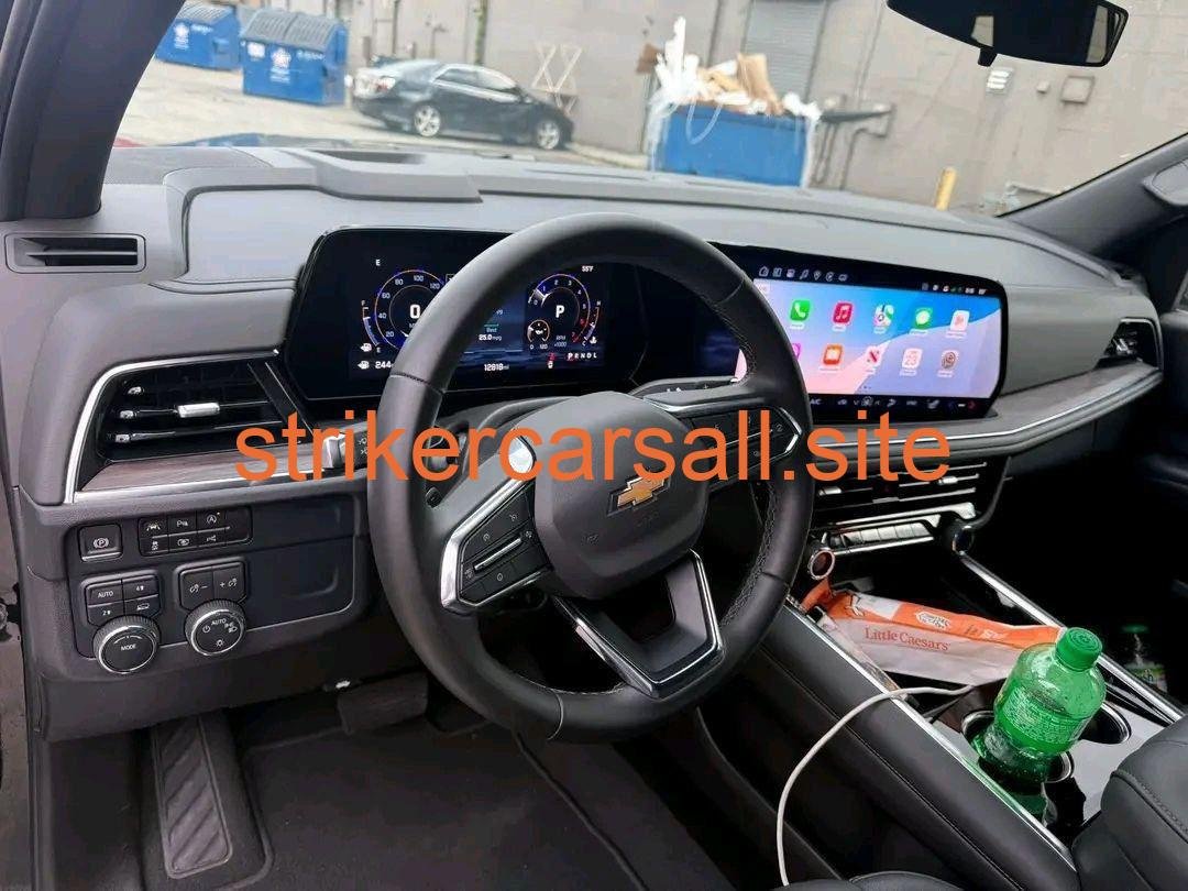 2025 Chevy Tahoe LT Suv , black leather luxury interior. - Image 7